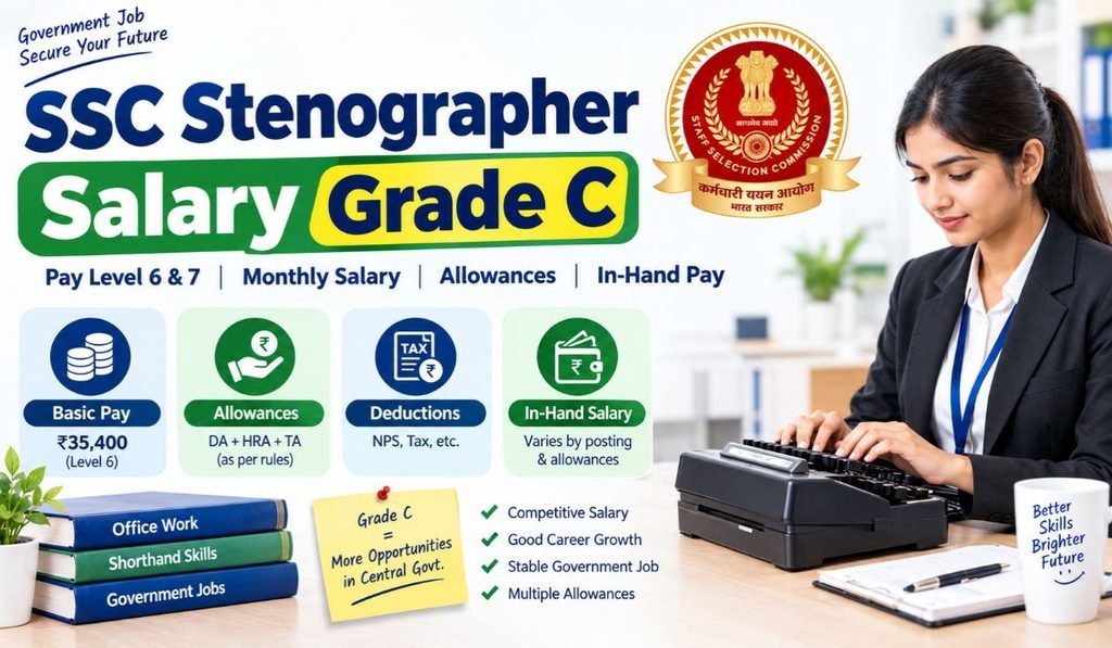 SSC Stenographer Salary Grade C
