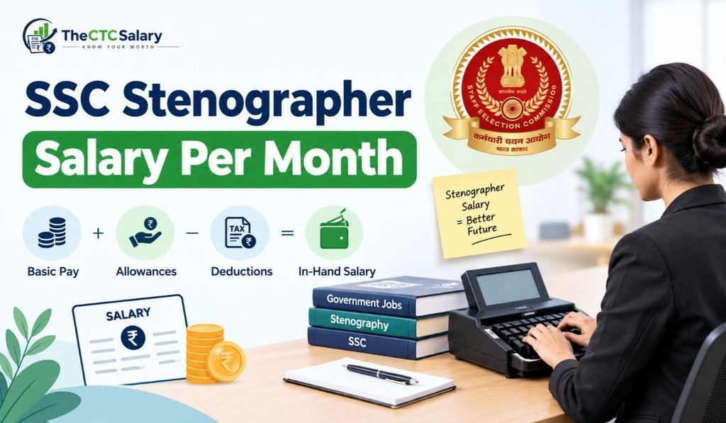 SSC Stenographer Salary Per Month
